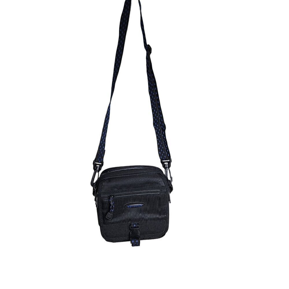 Samsonite Travel crossbody bag toiletry case Black Ripstop Fabric Adjustable Sh